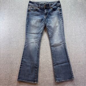 American Eagle Kick Boot Super Stretch Bootcut Jeans Women's Size 6 Short